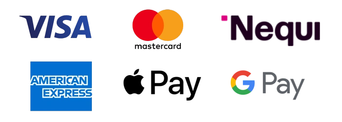 Métodos de pago aceptados